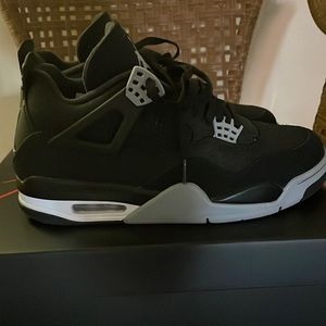 Air Jordan 4 retro black canvas se